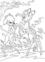 kolorowanki Bambi Disney malowanki do wydruku numer 43